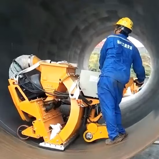 Fábrica de máquinas de jateamento de piso de asfalto na China